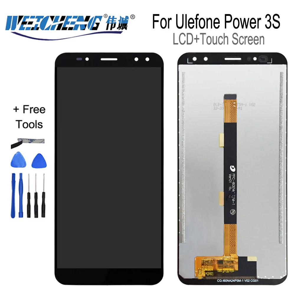 

For Original Ulefone Power 3 LCD Display +Touch Screen Digitizer Assembly Replacement Parts 2160*1080P For Ulefone Power 3S 6.0"