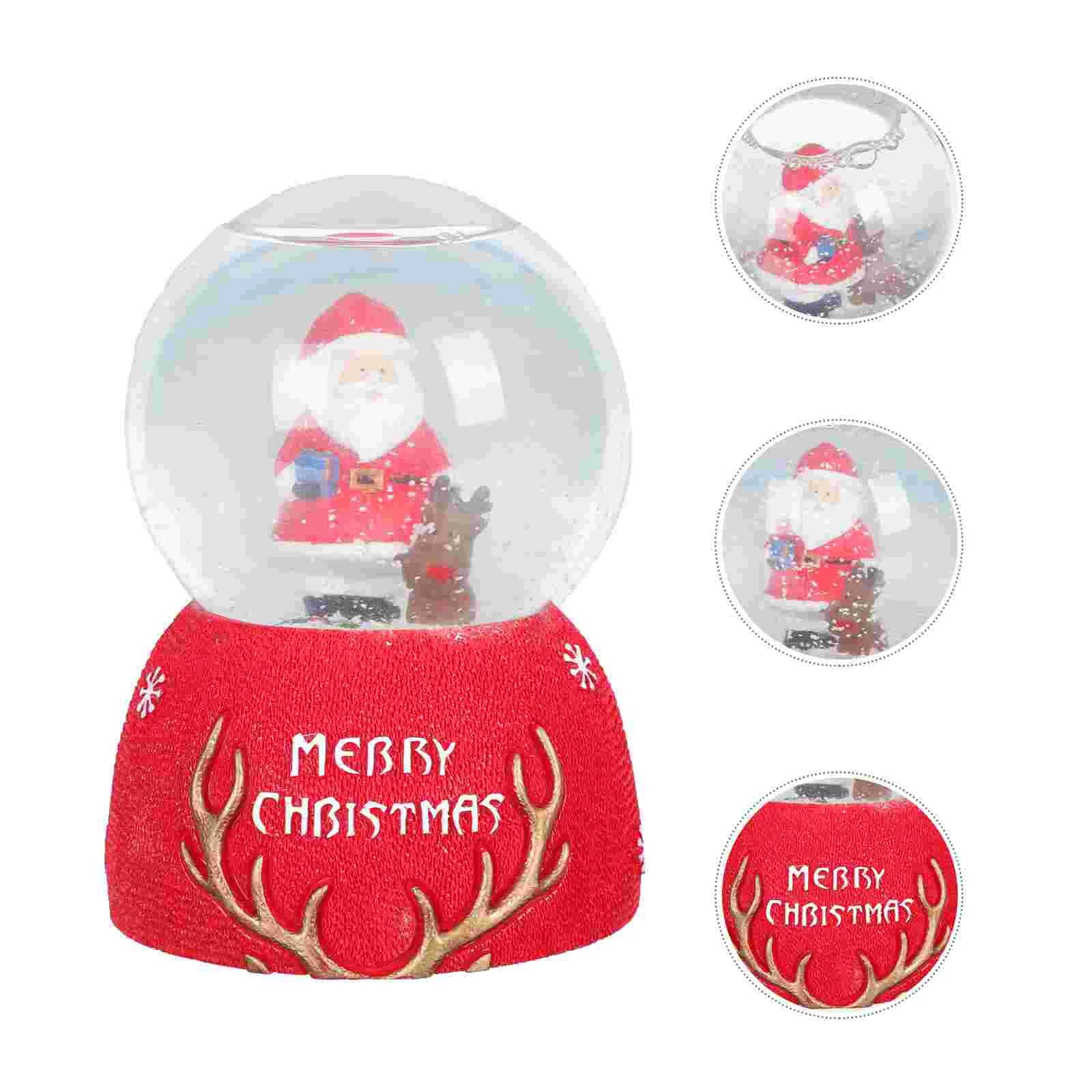 

1pc Delicate Xmas Musical Instrument Handheld Musical Balls Luminous Decor