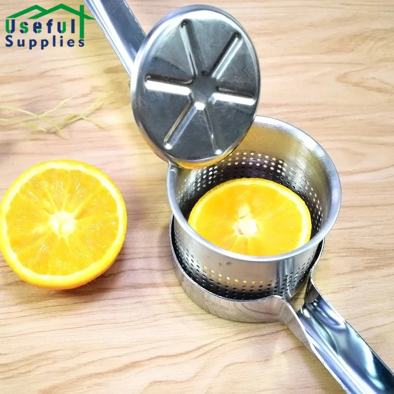 

Stainless Steel Juicer Manual Squeezing Fruit Juicer Household Multifunctional Juicer Mud Press Utensils for Kitchen Fruit Tool