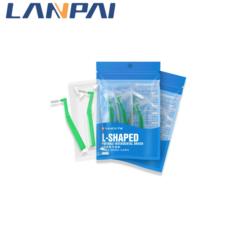 Lanpai 5 шт. зубной язык скребок для веганских материалов Зубная щётка кисти щелевая