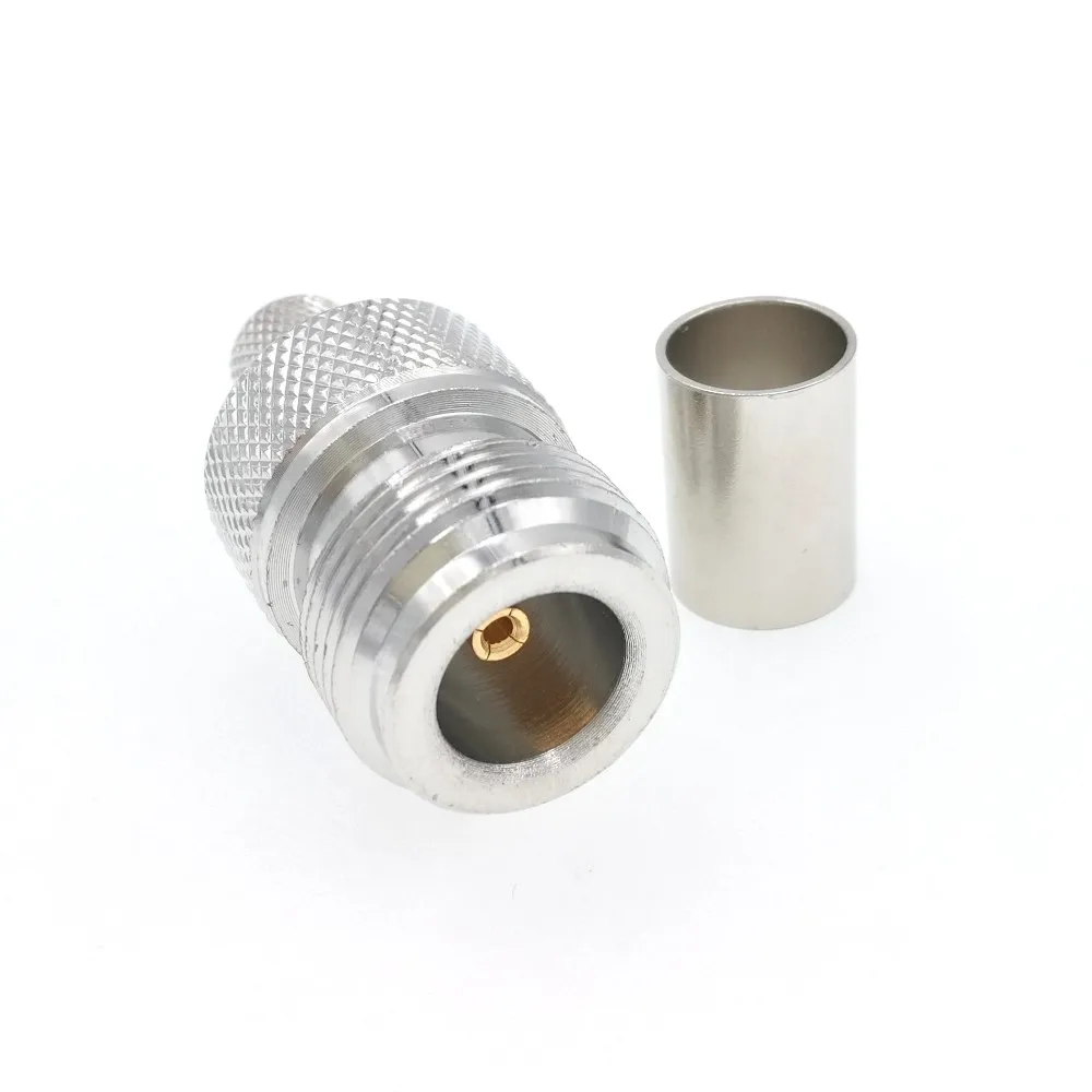 10 шт. N гнездовой разъем RG5 RG6 LMR300 5D FB Ecoflex 7 кабель RF разъем|connector crimp|connector nconnector rg6 |