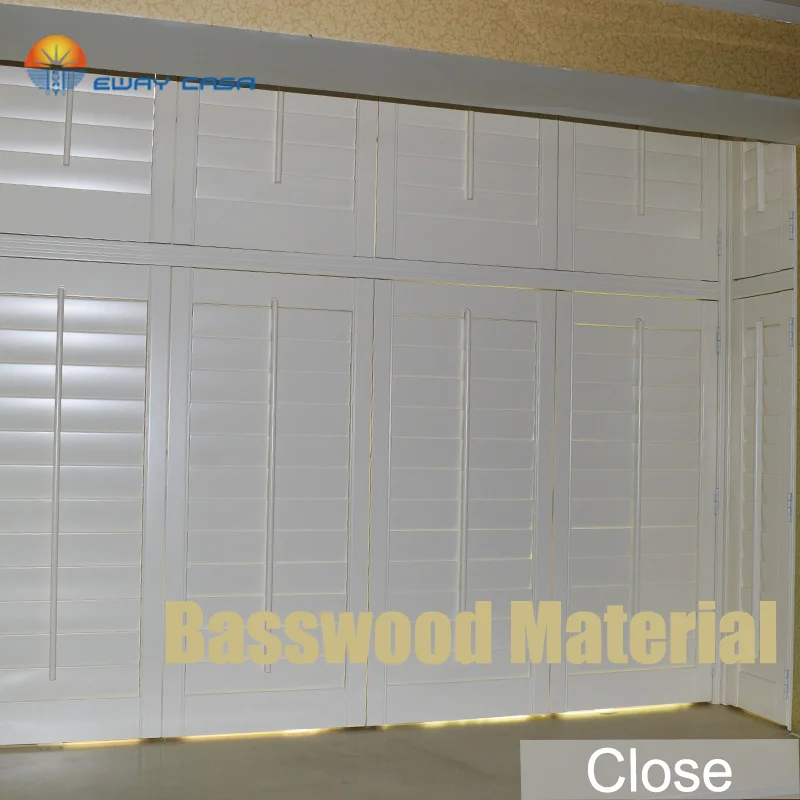 Классические жалюзи EWAY CASA из липы для деревянных окон ПВХ деревянные оконные