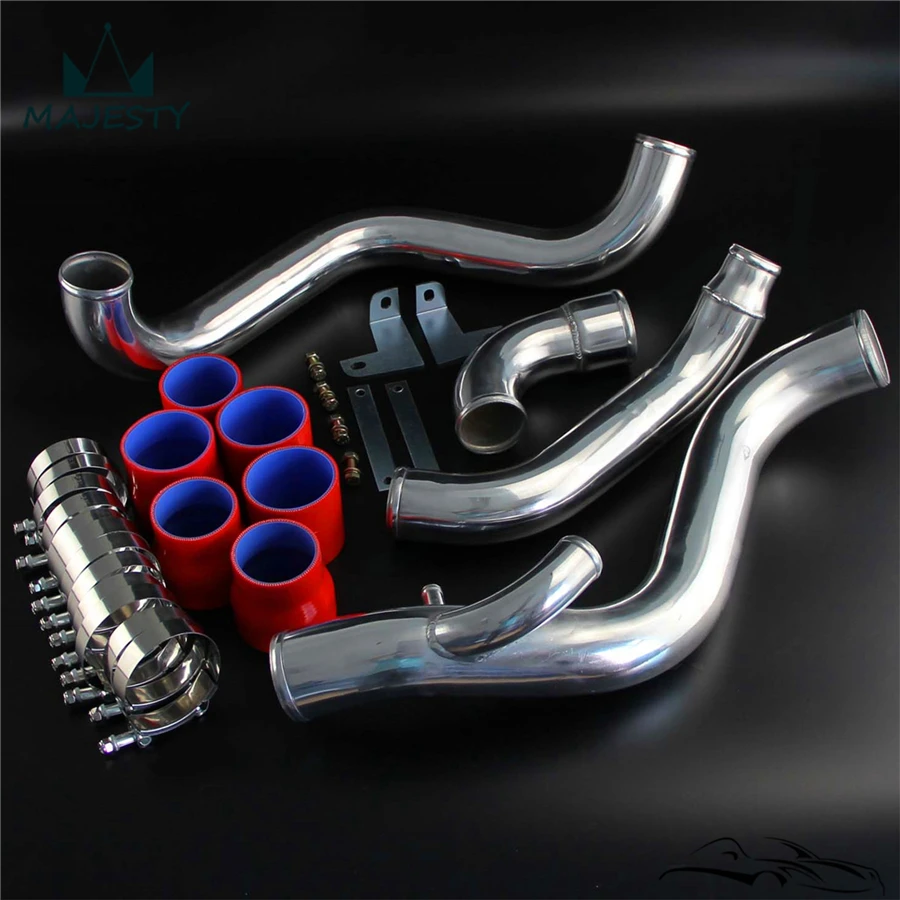 Для N * issan 2 40SX 00SX S 14 15 R20DET 95-98 интеркуллер FMIC Трубопроводный комплект красный |