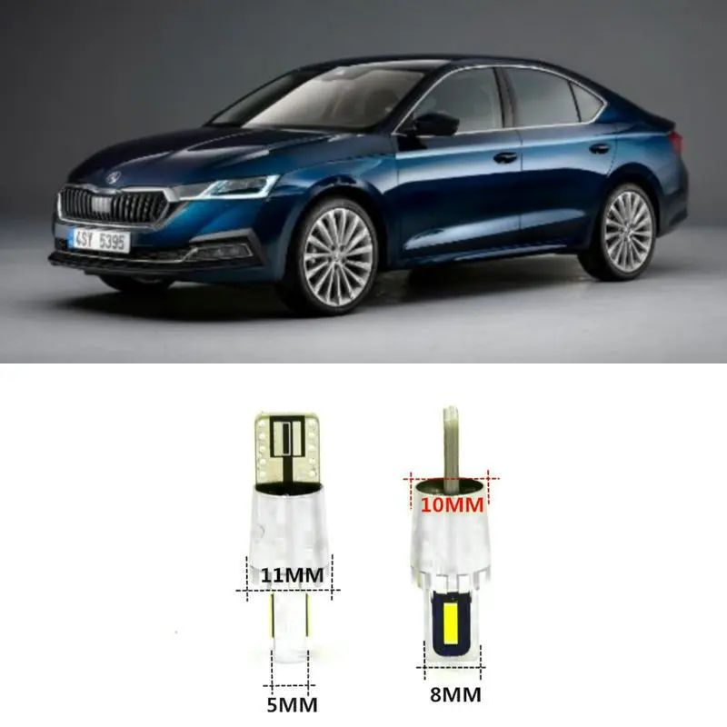 Светодиодная парковочная лампа Canbus для skoda octavia светильник a5 fabia a7 2 yeti superb Citigo karoq