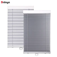 customize size 25mm cordless aluminum window blinds waterproof blackout venetian blinds for living room bedroom home decoration