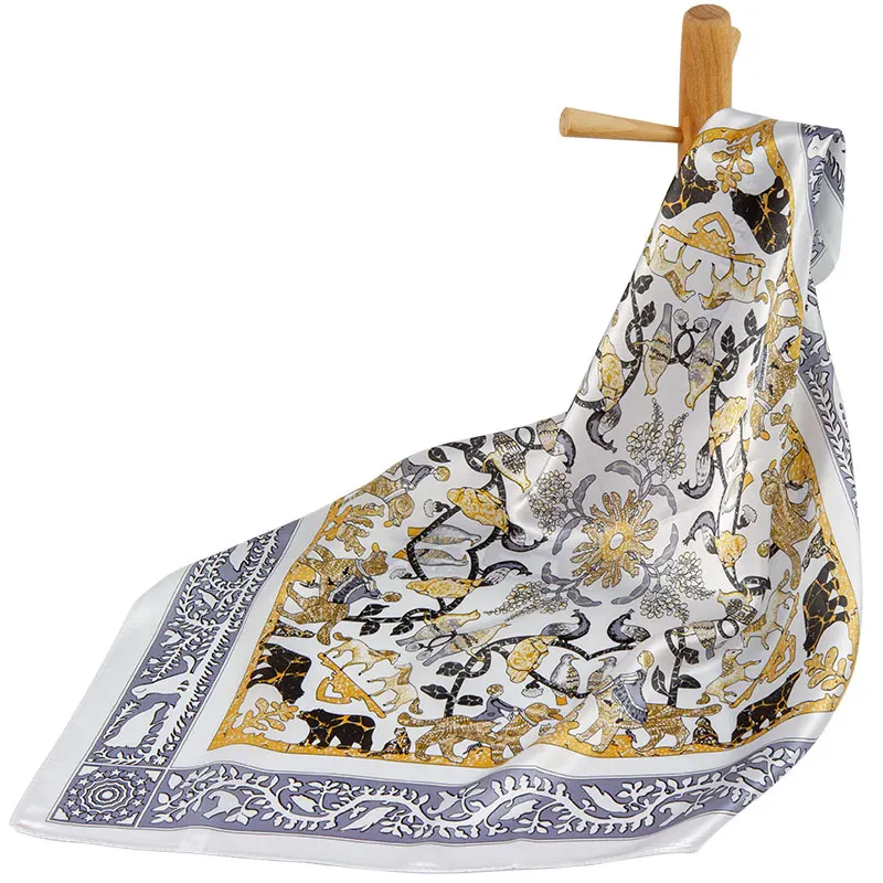 100% чистый Шелковый шарф женский платок для животных собак бандана шеи птиц