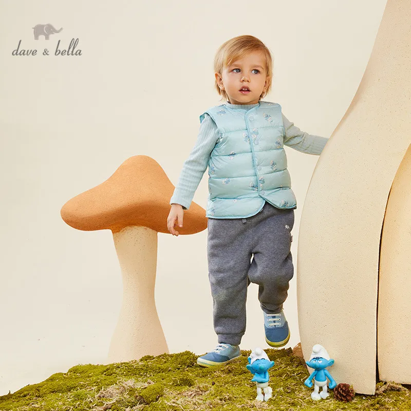 

DBX17503 нижнее белье в стиле бренда dave bella/детская зимняя куртка с персонажами из мультфильмов для мальчиков ультра светильник пуховой жилет б...