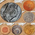 Детский игровой коврик для древесины детское игровое одеяло модный дизайн коврик круглый ковер пол ковер детский ночник для детской комнаты, детский скандинавском стиле