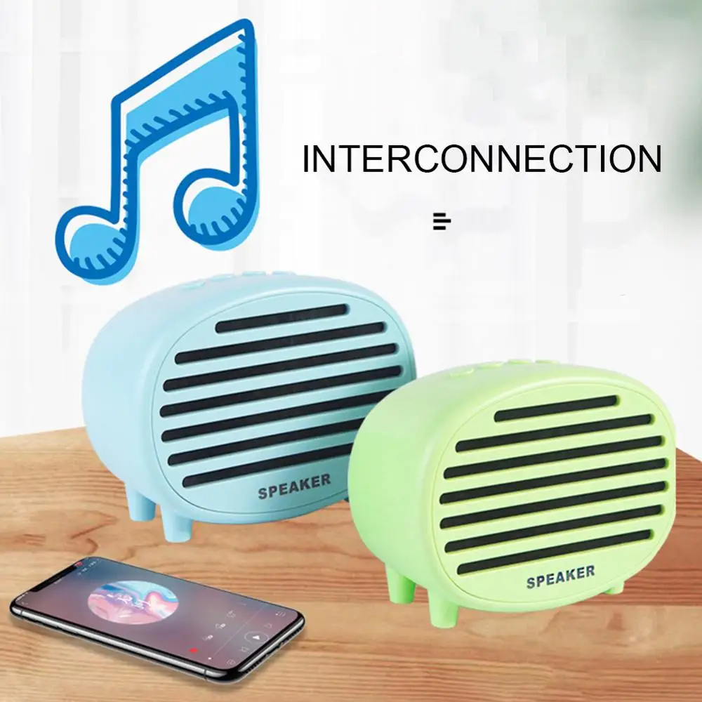 Портативная Bluetooth колонка перезаряжаемая мощная 3 Вт мини беспроводная 360