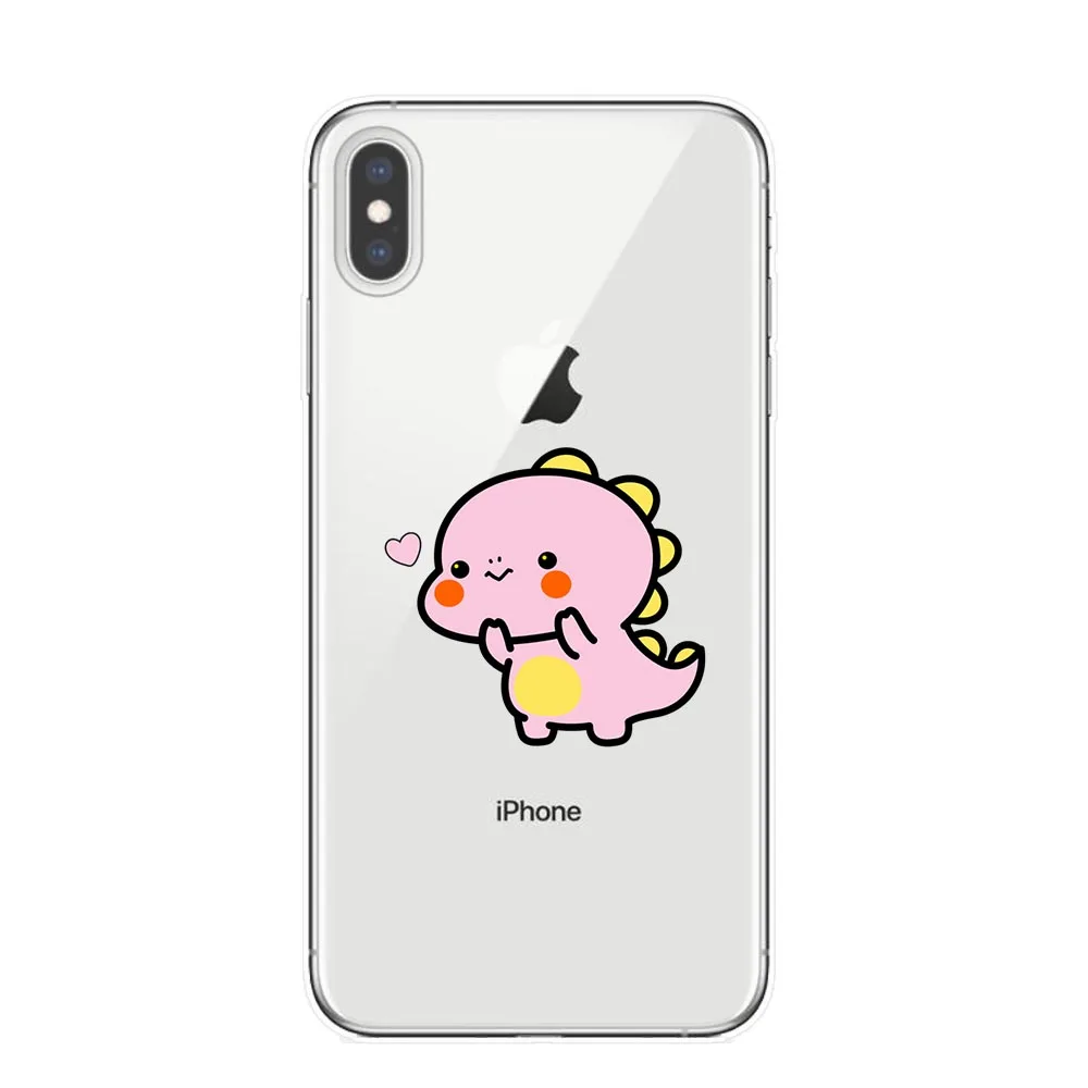 Забавный чехол для телефона Pizza Best Friends iPhone 11 Pro X XS MAX XR 7 8 6 6s Plus 5S SE милый динозавр