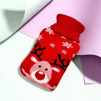 rubber hot water bottles with cover knitted transparent hot water bag 2 liter bottle warmer