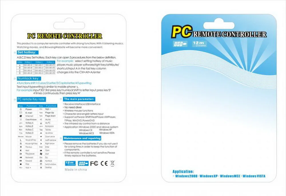 IR Wireless Controller PC Computer Remote Control USB Media Center fly Mouse &amp Receiver For Windows 7 XP VISTA Hot | Электроника