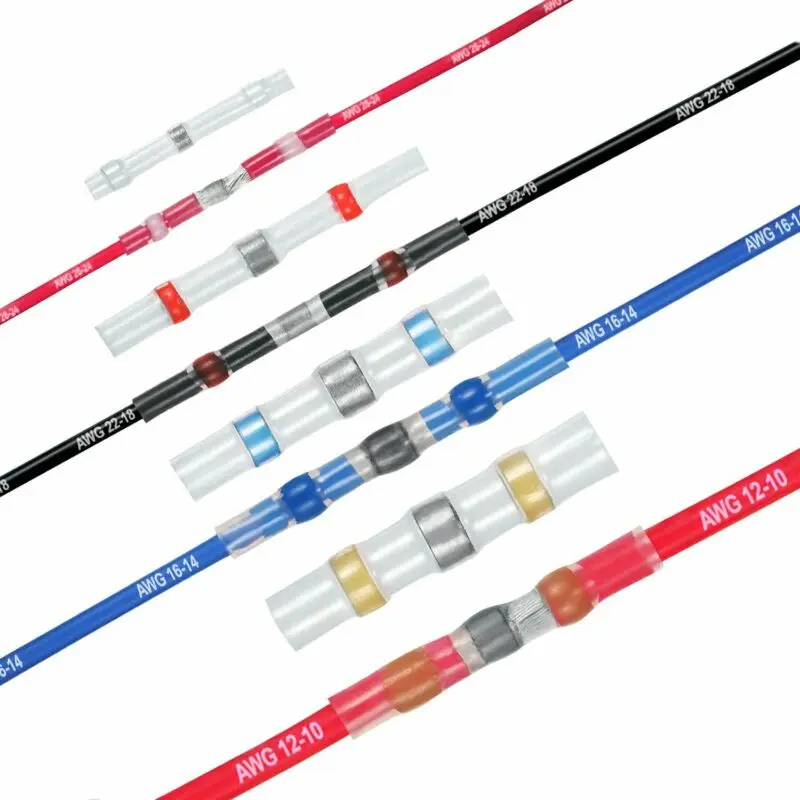 

Supplies Connector Terminal 160pcs Welding Seal Waterproof Heat Shrink