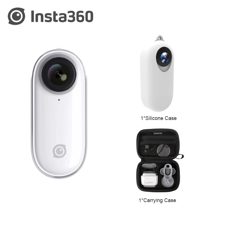 Insta360 GO новая Экшн-камера AI с автоматическим монтажом без рук Insta 360 Go самая маленькая стабилизированная камера для iPhone и Android - Цветной: set3