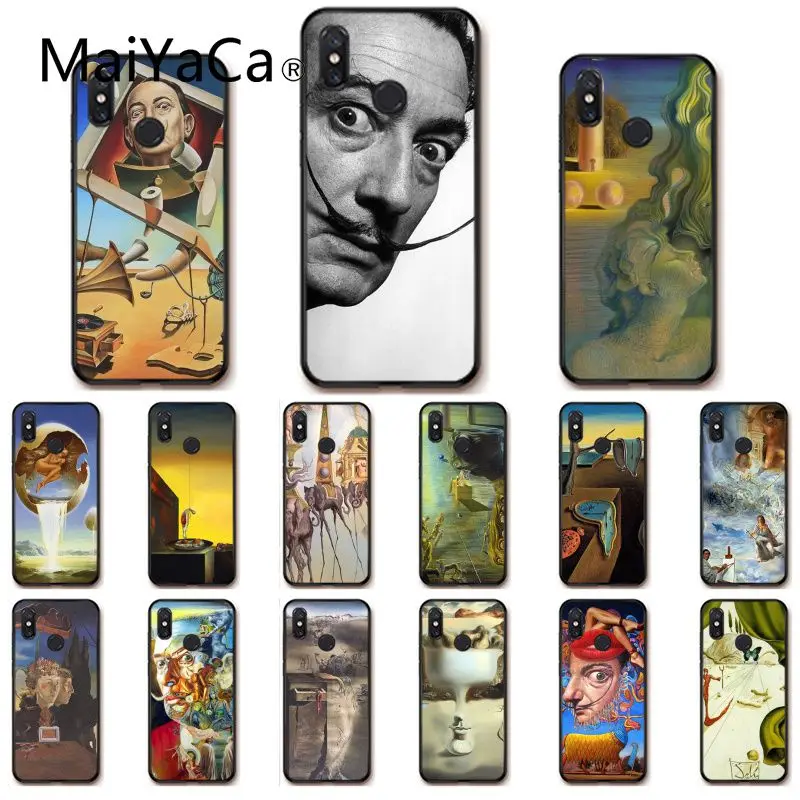 Maiyaca Сальвадор Дали художественный Рисунок чехол для телефона Xiaomi mi5 6 A1 A2 Lite Mi9 9SE