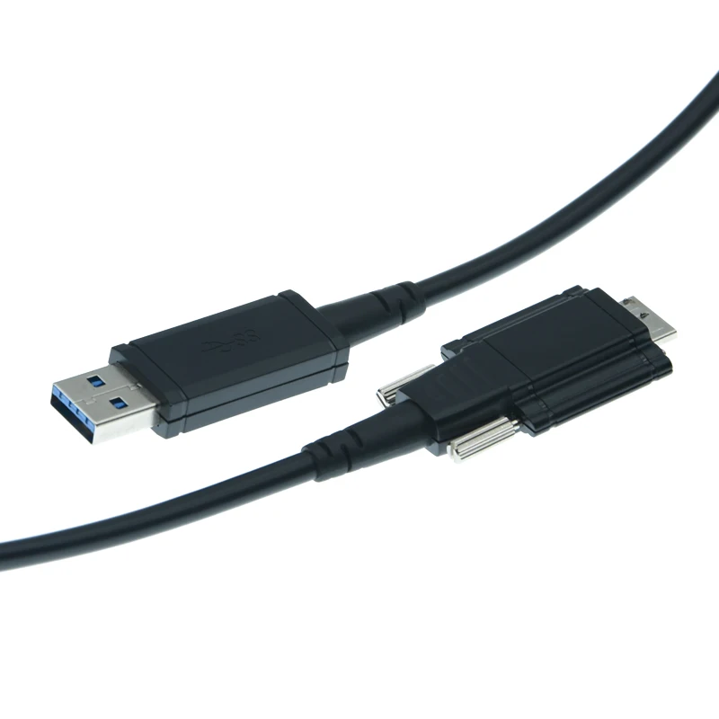 

USB3.0 To Microb Industrial Camera Data Cable, High Flexible Drag Chain Cable, Optical Fiber High-speed Long Transmission