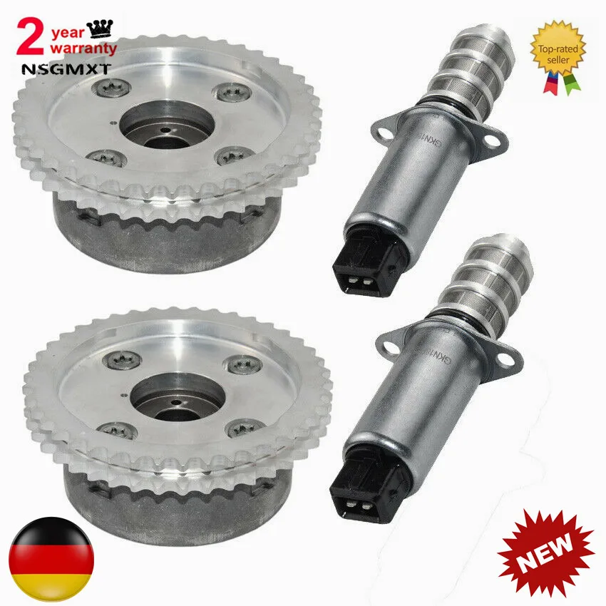 AP01 2 шт. VVT регуляторы распределительного вала и соленоид для Porsche Cayenne Panamera V8 4.8L