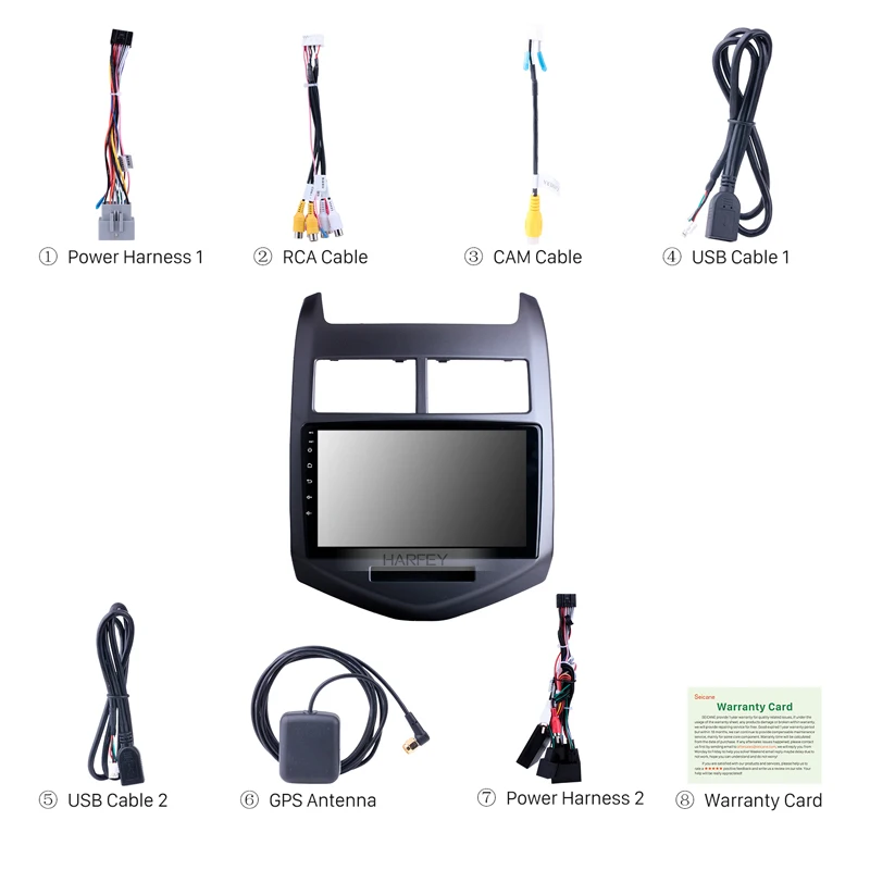 Harfey 9 дюймов Android 1 автомобильный GPS навигатор мультимедийный стереоплеер для 2010