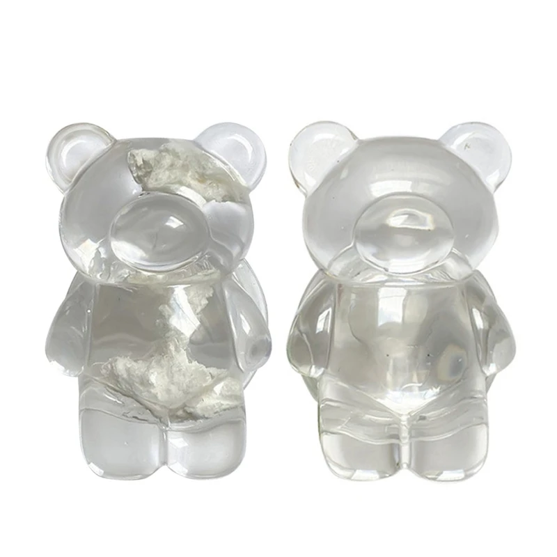 

2022 New Epoxy Mold Three-Dimensional Cute Bear Cell Phone Stand Home Decorations Car Accessories Decoration DIY Crafts
