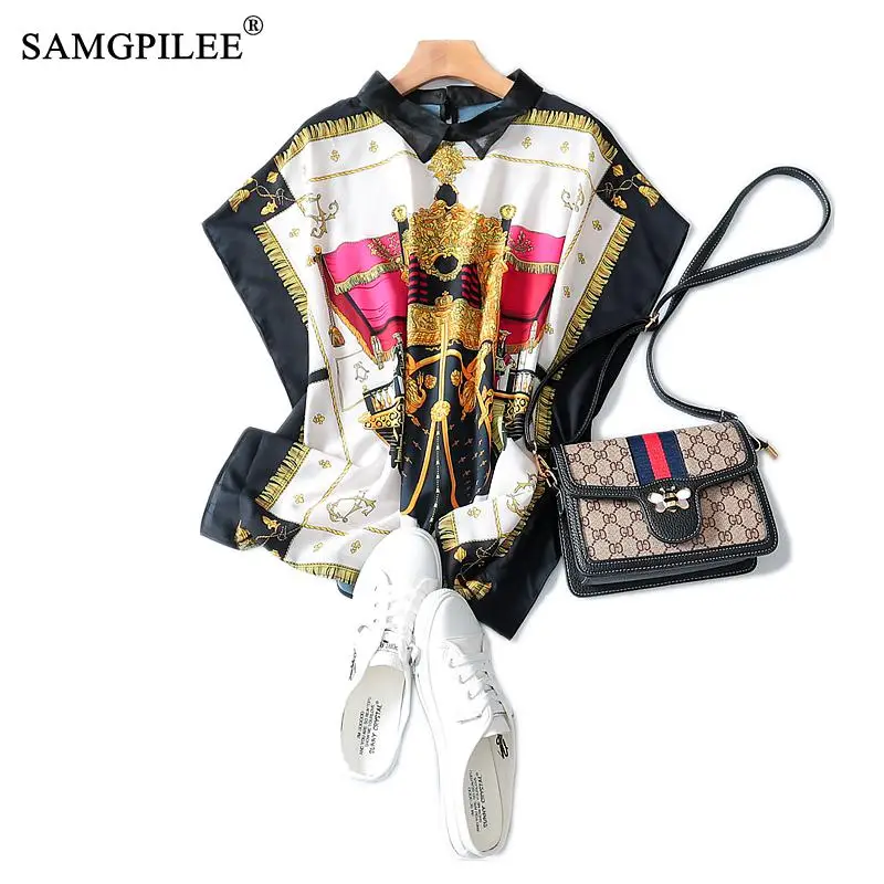 

Новинка 2020, футболки с цветочным принтом для вечеринки, Элегантная футболка, летнее женское приталенное повседневное шифоновое платье, жен...