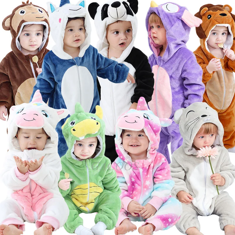 

Baby Boys Girls Animal Cosplay Rompers Cartoon Oneise Kids Toddler Outfits Boys Panda Costumes For Girls Jumpsuit Infant Clothes