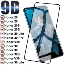 9D Full Protective Glass For Honor View 20 20i 20S 20E V20 Screen Protector On honor 30 Lite 30i 30S