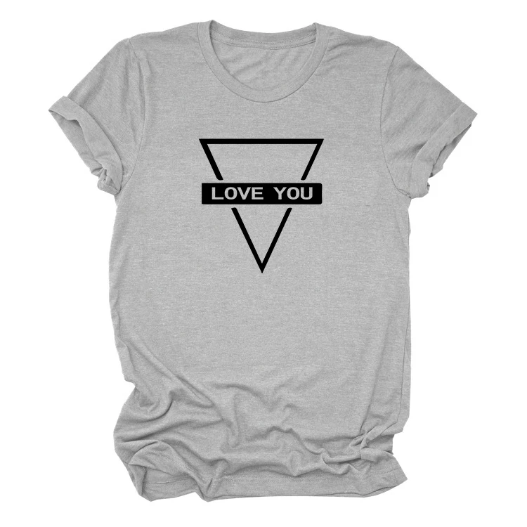 

Love You Tshirt Women 90s Harajuku Plus Size Casual Letter Womens Clothing 2020 Fashion Streetwear Kawaii Tee Aesthetic new