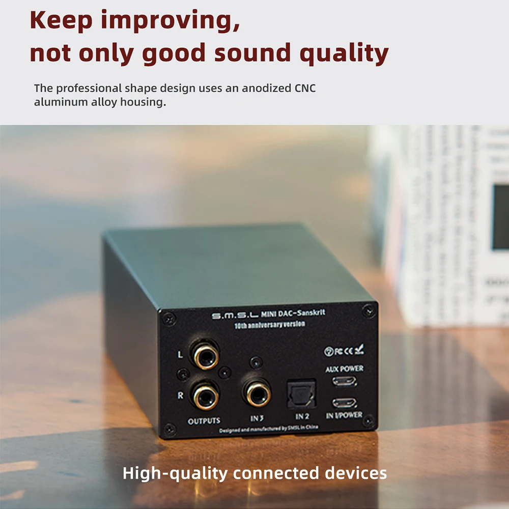 SMSL SK10 Mark II 2 й мини аудио High end DAC декодер AK4493 PCM 32 бит/384 кГц DSD256 OTG пульт