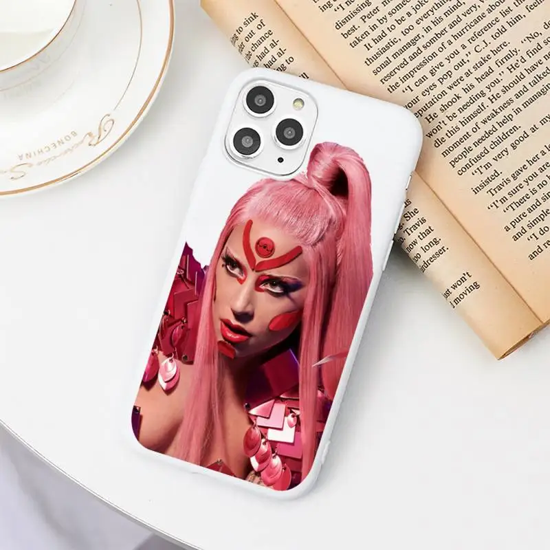 

lady gaga chromatica Phone Case Candy Color for iPhone 6 7 8 11 12 s mini pro X XS XR MAX Plus