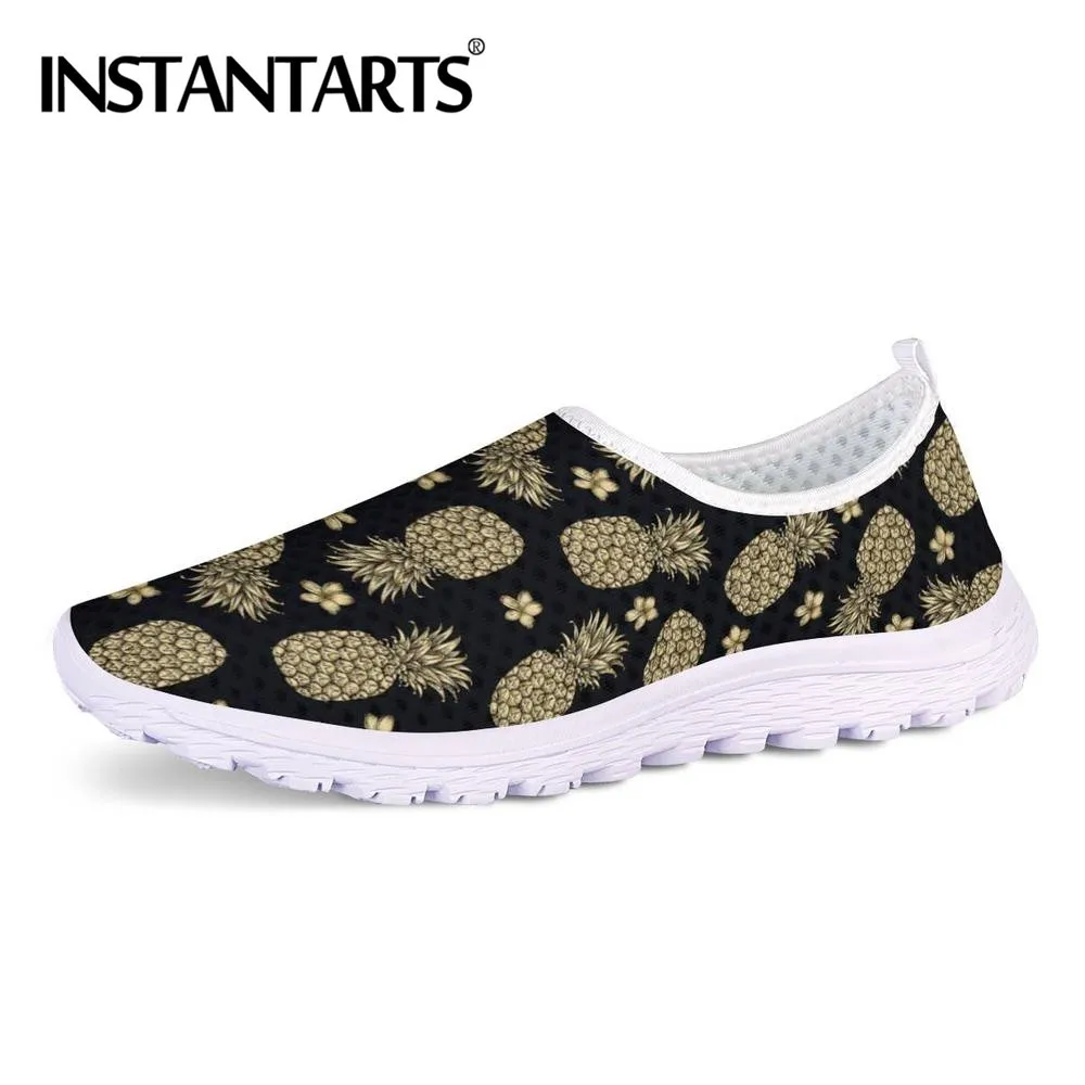 Женские сетчатые кроссовки INSTANTARTS повседневные прогулочные туфли на плоской