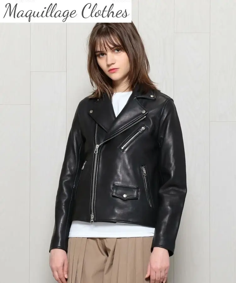 

Женская байкерская куртка, дизайнерская мотоциклетная куртка из овечьей кожи, весна-осень, S489