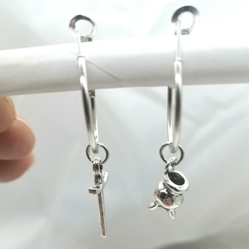 Новинка висячие серьги-крючки в стиле ретро готический стиль языческая ведьма