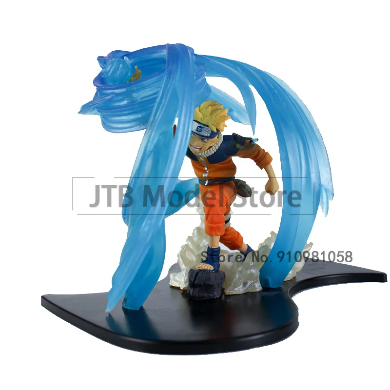 

Naruto Shippuden Anime Action Figure GK Uzumaki Naruto Figma 14cm ABS Model Statue Battle Rasengan Model Collectible Desktop Toy
