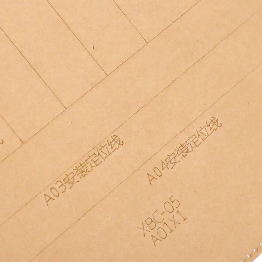 Кожевенное ремесло инструмент кожаные инструменты акриловый Бумажник шаблон прозрачный ручной DIY