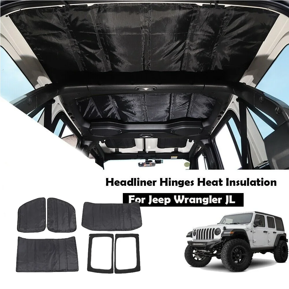 Накладные петли теплоизоляция изоляция заднее окно для 4 дверей Jeep Wrangler JL 2018 2019 6