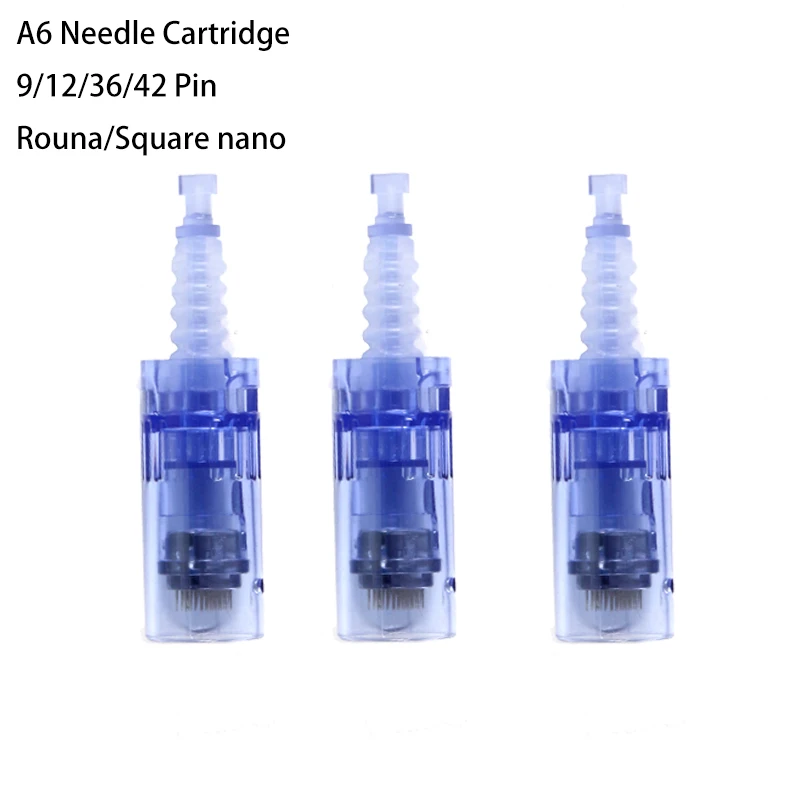 

10/50/100Pcs Round Nano Pin Needle Cartridge Electric Auto Microneedle Derma Pen Tip Nutrition Input for MESO