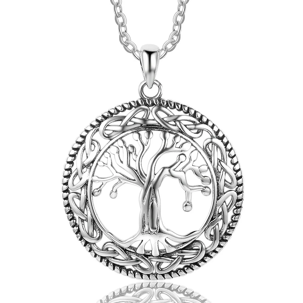 

Classic Vintage Tree Of Life Pendants Necklace Fashion Women Pendants Jewelry For Mother Best Gift