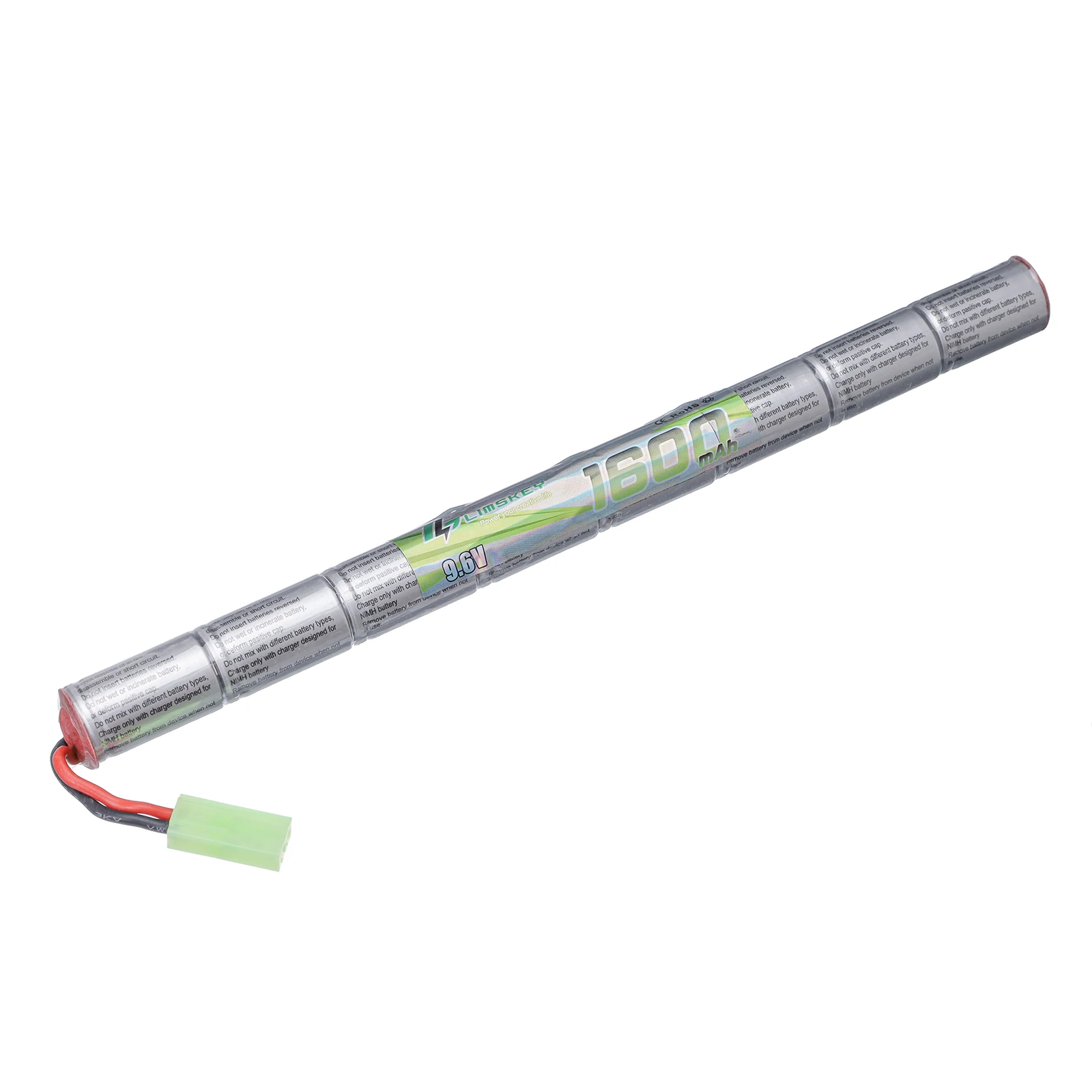 

Limskey 2/3A 9,6 v 1600mAh Stick NIMH Airsoft Аккумулятор для пистолетов Pack с мини-разъемом Tamiya для AK47, MP5K, RPK, PKM, G36C, MC51