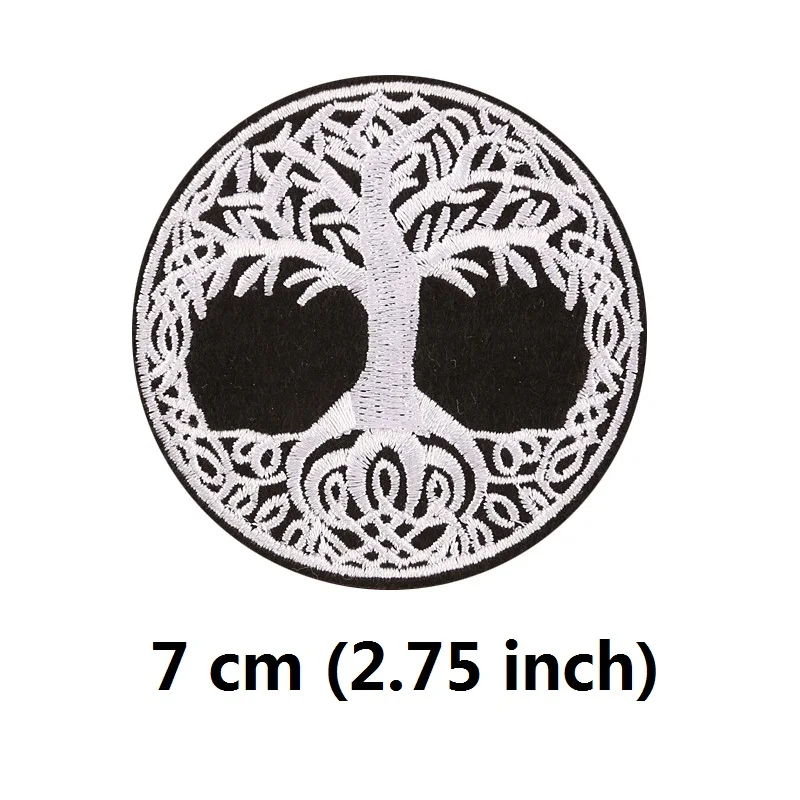 TREE OF LIFE Лагерь жизни вышитый патч Открытый Кемпинг природа любящий значок аппликация Железный пришить патч - Цвет: TREE OF LIFE
