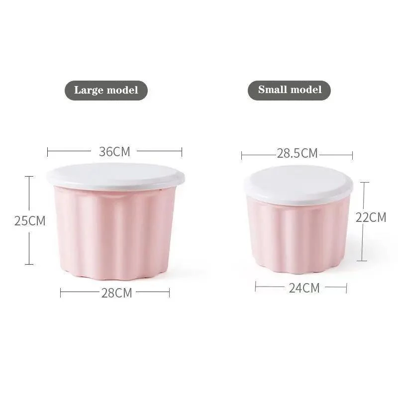 Утолщенный табурет для дома и взрослых пластиковый низкий ванной детский