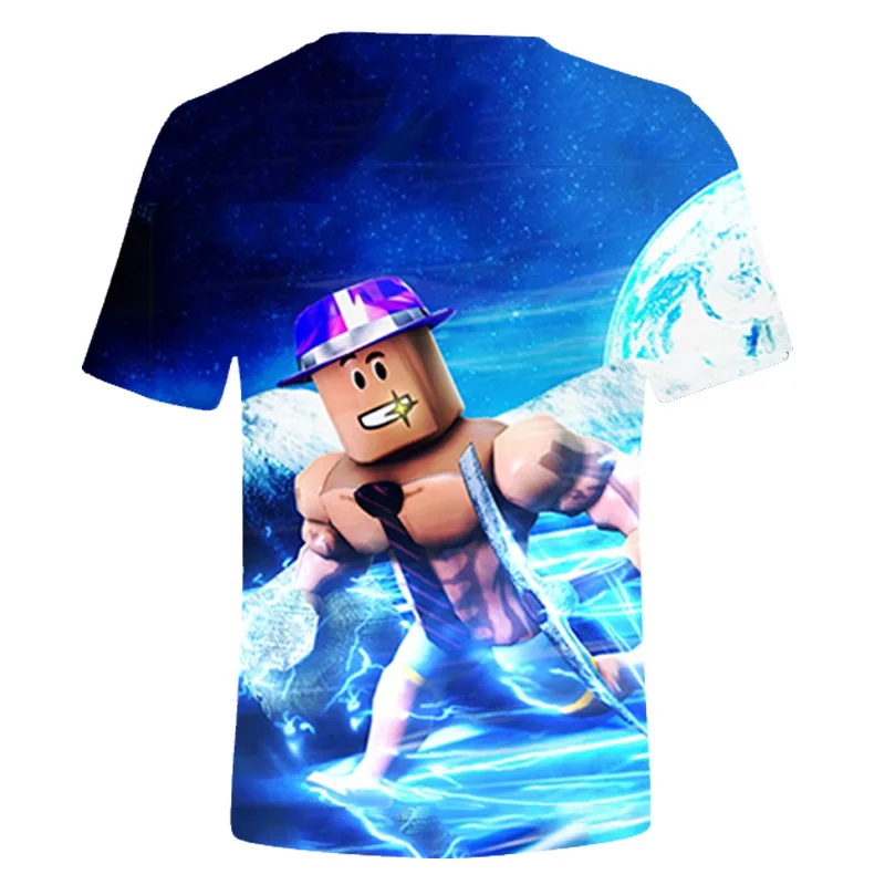 

Z&Y 2-14Y 2020 Newest Boy T-shirt Toy Brick Kids 3D Printed T-shirts Children Casual Tshirt Short Sleeve Pullover Punk T Shirt