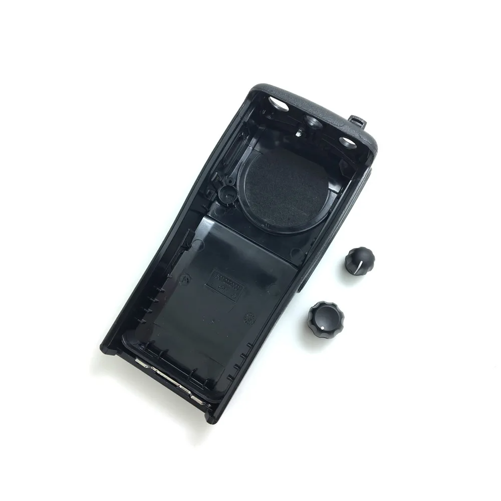 10 set Black Color housing shell front case with volume and channel knobs for motorola XIR P3688 DEP450 DP1400  walkie talkie