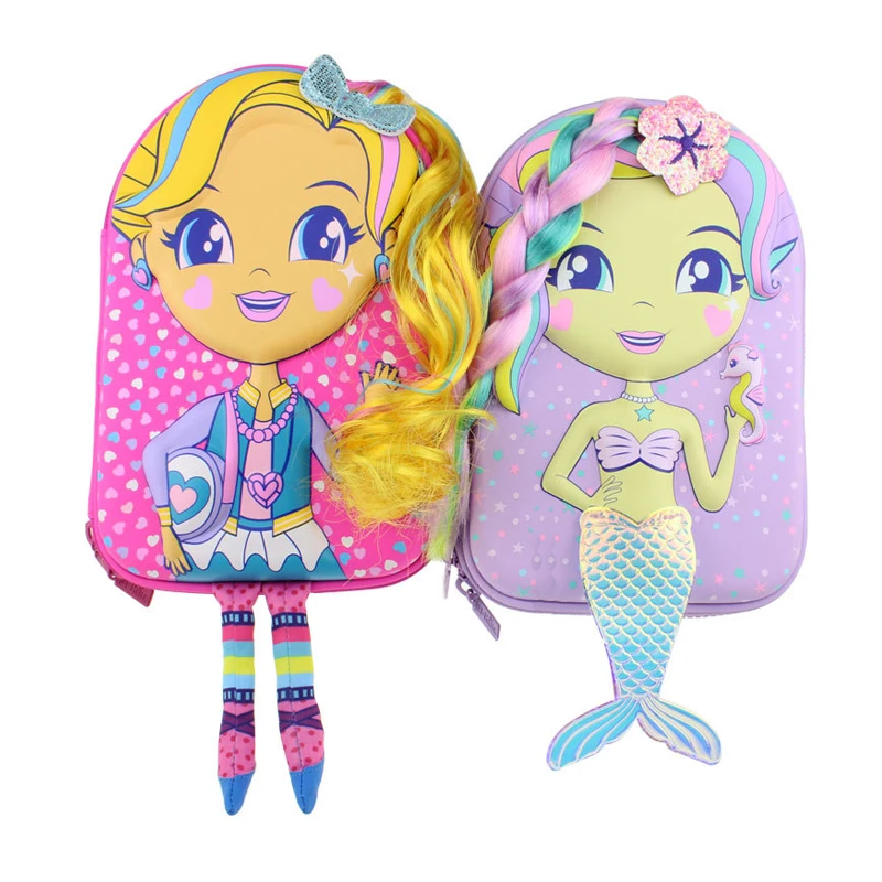 Кавайный чехол для карандашей с русалочкой девочек милый кукольный школьная