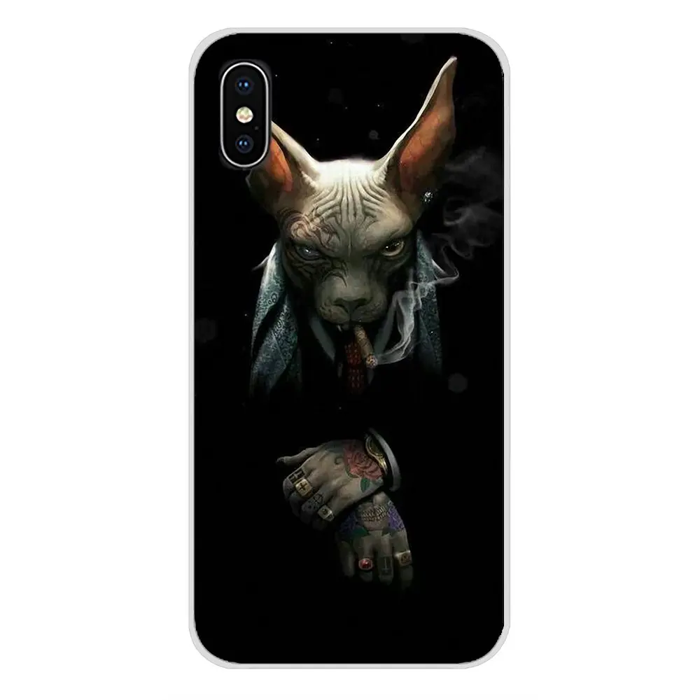 sphynx mr cat for apple iphone x xr xs 11pro max 4s 5s 5c se 6s 7 8 plus ipod touch 5 6 accessories phone cases covers free global shipping