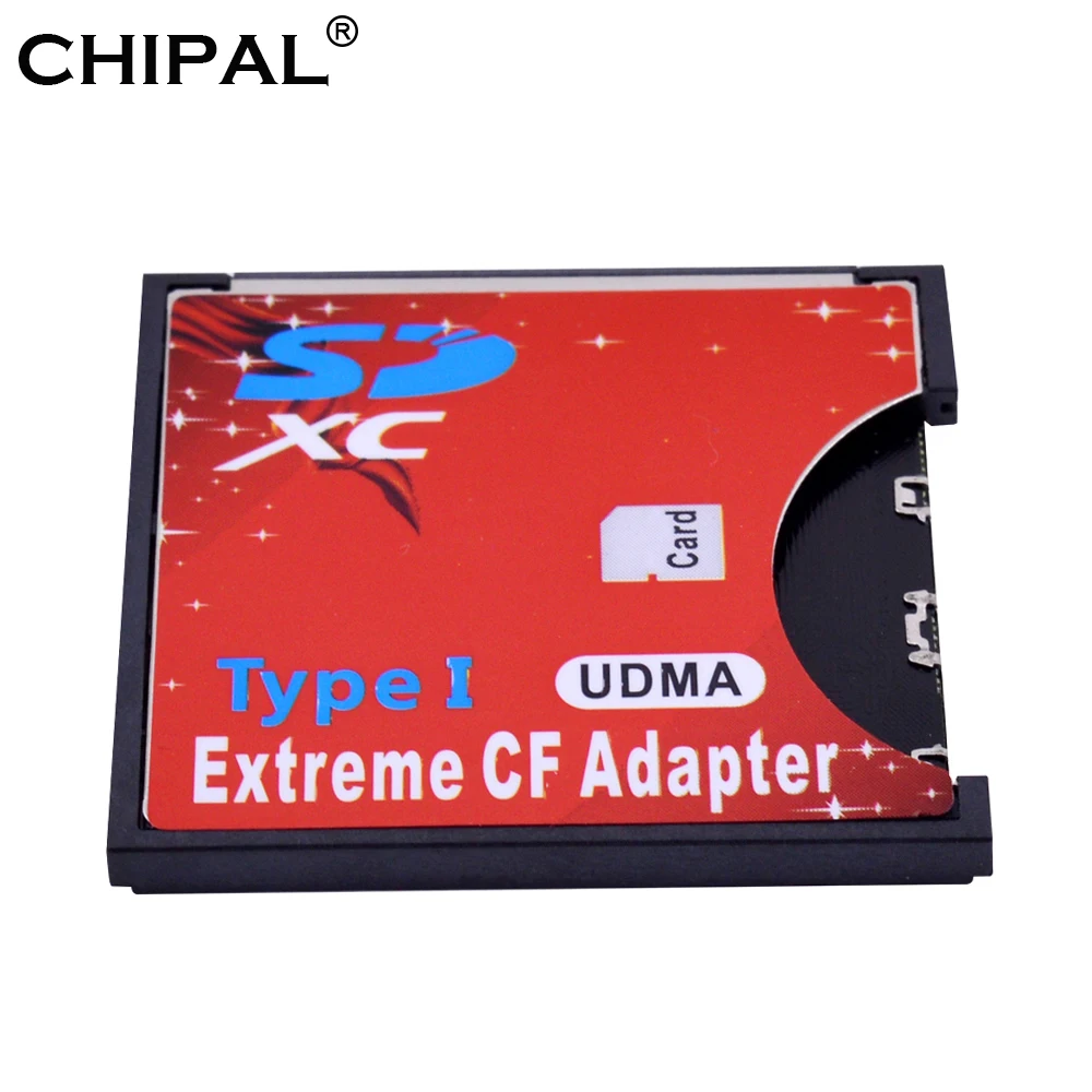 Адаптер CHIPAL UDMA Micro SD на CF карт MMC SDHC SDXC к стандартному Type I кардридер для