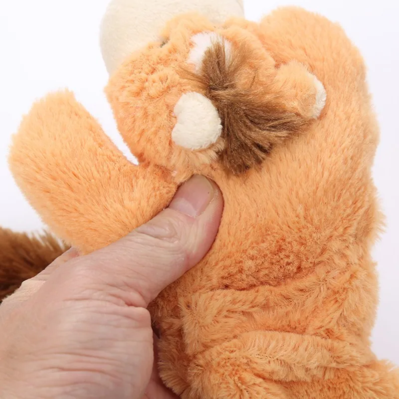 

Stuffed Animal Doll For Dogs Interactive Squeaky Chew Toy Molar Supplies For Puppy Cat Companion Capture Relieve Boredom Toys