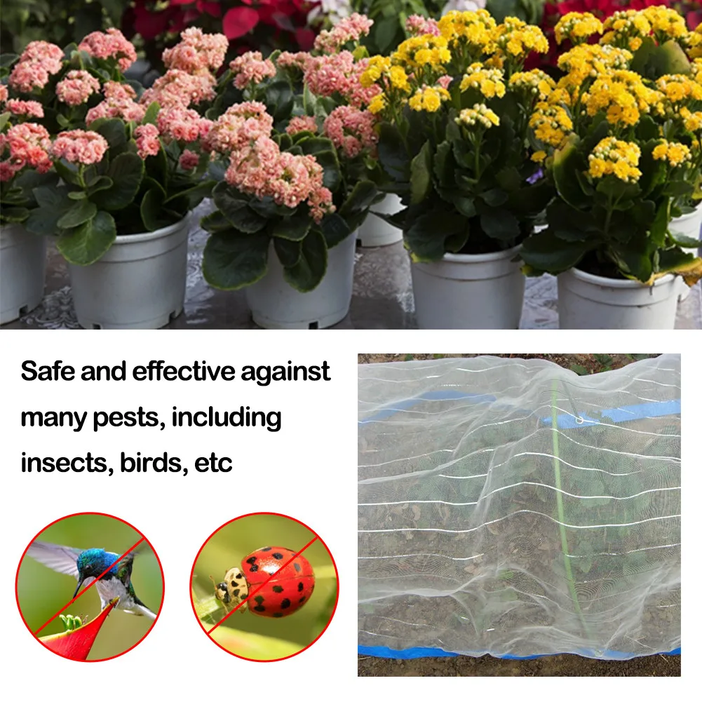 Сетка от птиц из полипропилена окантовка с каждой половиной проволоки приманка