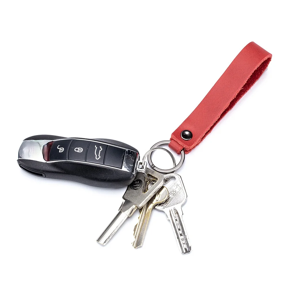 Брелок для ключей автомобильный брелок кожаное кольцо дверной замок бирки карт
