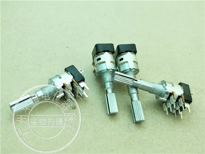 

Импорт 125G двухдиапазонный переключатель потенциометр A50K B50K, длинная ручка 25 мм 30 мм, 50 шт.