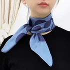 Новый 2020 бренд Для женщин шелковый шарф в горошек квадратный ободок Платки женские шалей принт маленький шарф платок-бандана